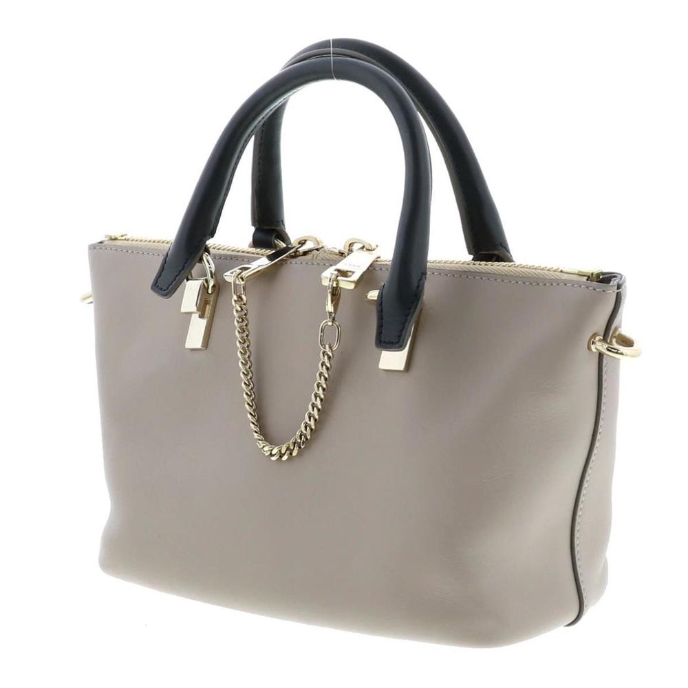 Chloe Mini Gray 2way Handbag Bailey